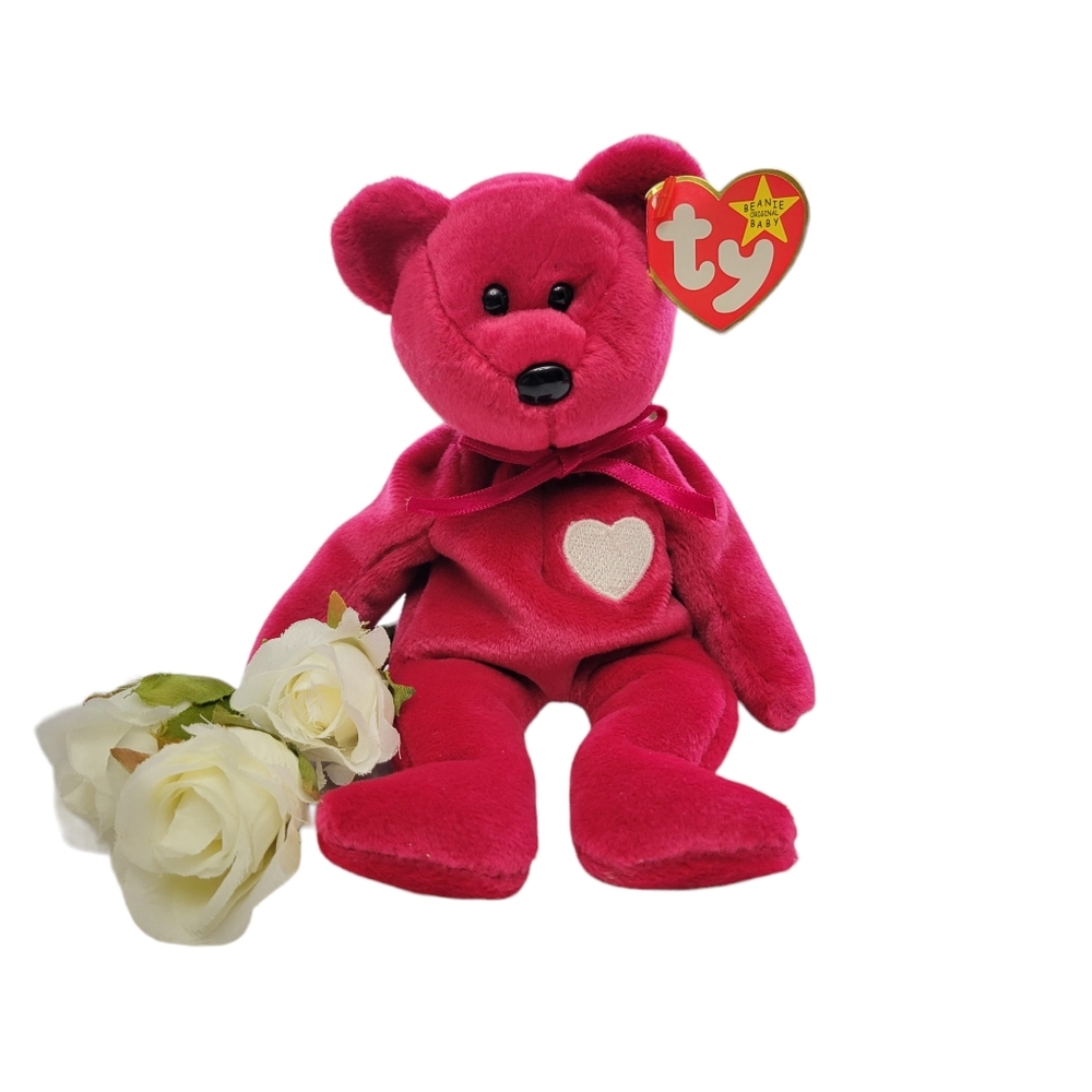 Ty Beanie Baby Original 4233 Valentina Hologram Tush Tag 1998